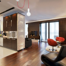 Przewód z oprawką na jedną żarówkę, czerwony, długi przewód Vitaluce VE4238-4/1S