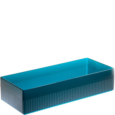 Pudełko na akcesoria łazienkowe Kali M Authentics niebieskie 1300265