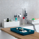 Pudełko na akcesoria łazienkowe Kali M Authentics zielone 1300236