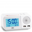 Radiobudzik synchronizacja przez fale radiowe, termometr, higrometr ADE AD-CK 1708