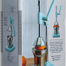 Ręczna wyciskarka do cytrusów z dźwignią Retro Kitchen Craft mietowa LNJUICERBLU