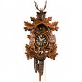 Ręcznie wykonany zegar z kukułką 40 cm Hones HS-130-3NU