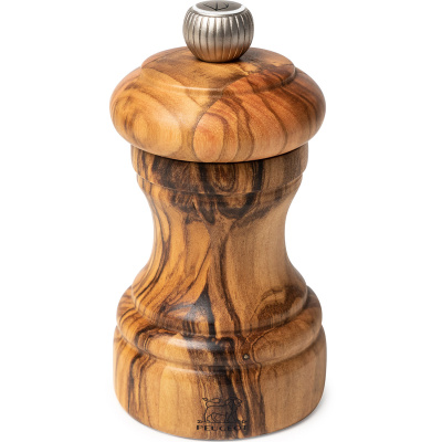 Ręczny młynek do soli z drewna oliwnego, 10 cm Peugeot Bistro PG-38229