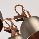 Regulowana lampa wisząca na 5 kloszy, antyczne srebro i miedź MW-LIGHT Loft 551011005