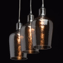 Regulowana, lampa wisząca ze szklanymi kloszami MW-LIGHT Megapolis 354018603