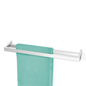 Reling łazienkowy na ręczniki Linea Zack podwójny polerowany 40039