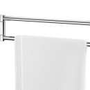 Reling łazienkowy ruchomy, podwójny, na dwa ręczniki 46 cm Atore Zack polerowany 40462