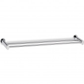 Reling podwójny łazienkowy 59 cm Makira Kela chromowany mosiądz KE-20272