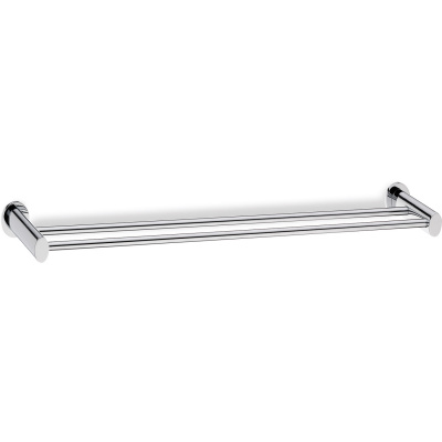 Reling podwójny łazienkowy 59 cm Makira Kela chromowany mosiądz KE-20272