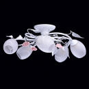 Romantyczna lampa sufitowa w klasycznym stylu, ceramiczne róże MW-Light Flora 422010405
