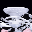 Romantyczna lampa sufitowa w klasycznym stylu, ceramiczne róże MW-Light Flora 422010405