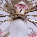 Romantyczna lampa sufitowa zdobiona różami 422010206