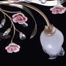 Romantyczna lampa sufitowa zdobiona różami 422010206