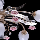 Romantyczna lampa sufitowa zdobiona różami 422010206