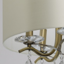 Romantyczny żyrandol do salonu mosiężna konstrukcja MW-LIGHT Elegance 454010905