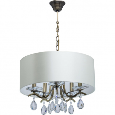 Romantyczny żyrandol do salonu mosiężna konstrukcja MW-LIGHT Elegance 454010905