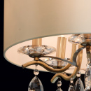 Romantyczny żyrandol do salonu mosiężna konstrukcja MW-LIGHT Elegance 454010905