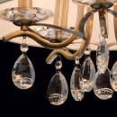 Romantyczny żyrandol do salonu mosiężna konstrukcja MW-LIGHT Elegance 454010905
