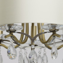 Romantyczny żyrandol do salonu mosiężna konstrukcja MW-LIGHT Elegance 454010905