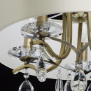 Romantyczny żyrandol do salonu mosiężna konstrukcja MW-LIGHT Elegance 454010905