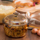 Rondel szklany z pokrywką Visions 1 Litr VSP-1