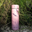 Różowy kubek termiczny 500 ml z wewnętrzną powłoką ceramiczną Kyocera Twist Top MB-17SPK