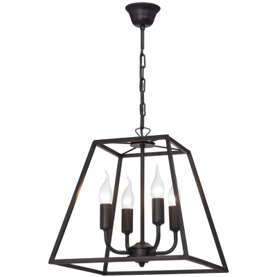 Rustykalna lampa wisząca na 4 żarówki Vitaluce VE4237-1/4