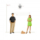 Rustykalna latarnia sufitowa jak z kutego żelaza, złote ozdobniki CHIARO Country 382012503