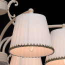 Rustykalny biały żyrandol do jadalni lub salonu MW-LIGHT 372012206