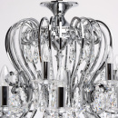 Salonowy żyrandol z kryształami CHIARO Crystal 458010524