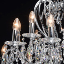 Salonowy żyrandol z kryształami CHIARO Crystal 458010524