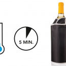 Schładzacz do wina tulipan Vacu Vin czarny VV-38704606