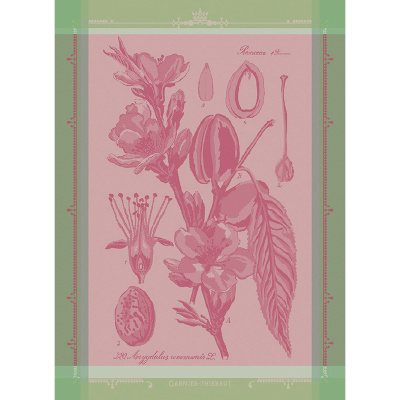 Ściereczka bawełniana do naczyń Fleurs D Amandier Rose 56x77 cm TG-34846