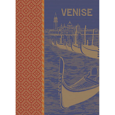 Ściereczka bawełniana do naczyń Gondoles Bleu Roy 56x77 cm TG-34619