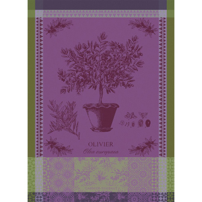 Ściereczka do wycierania naczyń Olivier En Pot Parme fioletowa 56x77 cm TG-35704