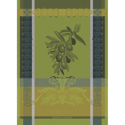 Ściereczka do wycierania naczyń Olivier Vert Brumeux oliwkowa 56x77 cm TG-31413