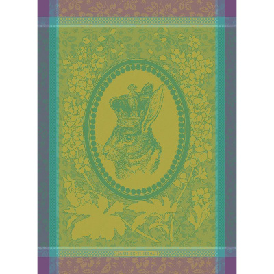 Ściereczka kuchenna zielona Monsieur Lapin Vert 56x77 cm TG-35043