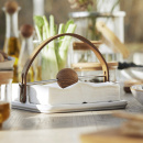 Serwetnik ceramiczny z dębowym uchwytem Sagaform Nature SF-5017328