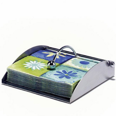 Serwetnik stalowy De Luxe Leopold L-01440