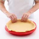 Silikonowa forma do tarty z talerzem ceramicznym Duo Lekue 28cm 2412528R14M150