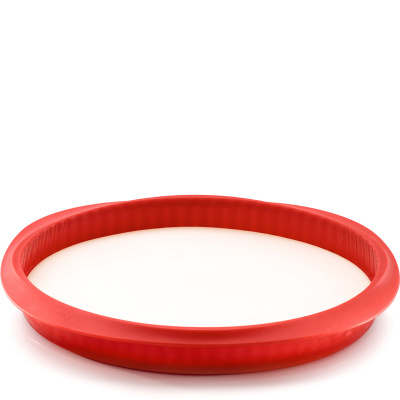 Silikonowa forma do tarty z talerzem ceramicznym Duo Lekue 28cm 2412528R14M150