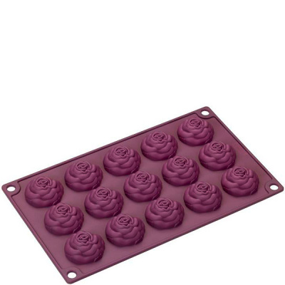 Silikonowa forma na 15 ciasteczek róże Lurch FlexiForm LU-00085065