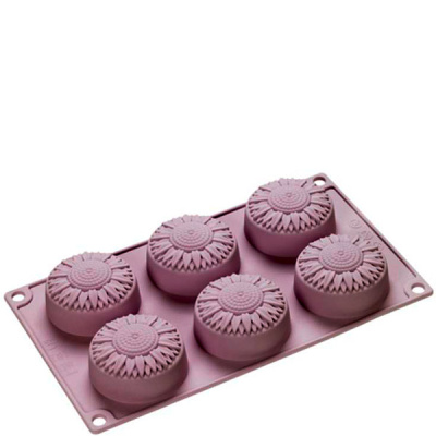 Silikonowa forma na 6 ciasteczek słoneczniki Lurch FlexiForm LU-00085062