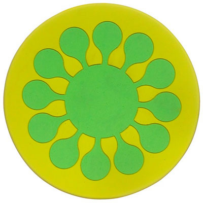 Silikonowe podkładki pod szklanki Sagaform Juicy żółte SF-5015413