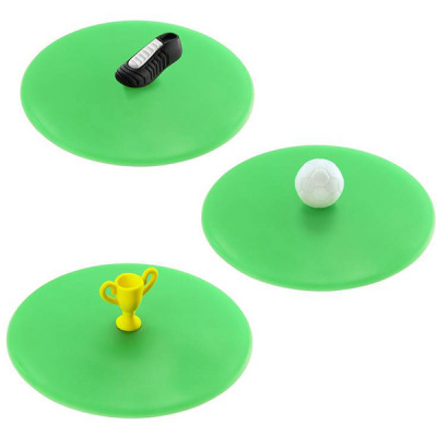 Silikonowe pokrywki na szklanki Lurch, football LU-00210186