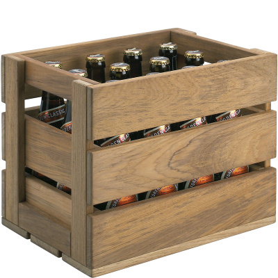 Skrzynia drewniana na 12 butelek piwa Dania Skagerak S1600568