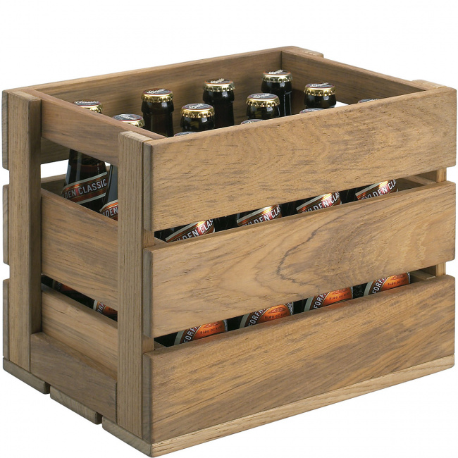 Skrzynka na piwo drewniana