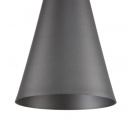 Smukła, czarna lampa wisząca do jadalni - mały stożek Bicones Maytoni Modern P359-PL-140-C