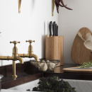 Solidna deska do krojenia dębowa zaokrąglona Pebble Robert Welch MISRW2362V