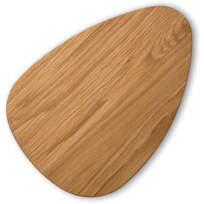 Solidna deska do krojenia dębowa zaokrąglona Pebble Robert Welch MISRW2362V
